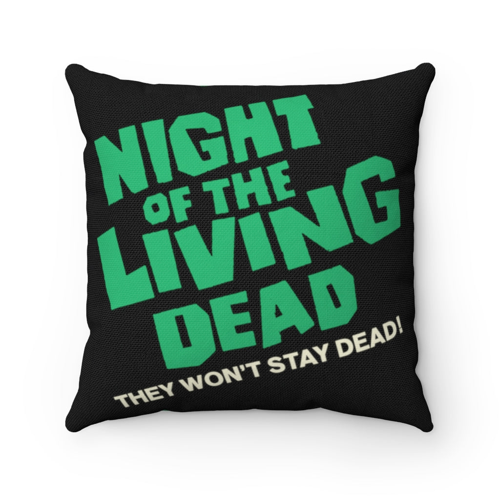 RAYGUN Night of the Living Dead Karen Cooper Square Pillow