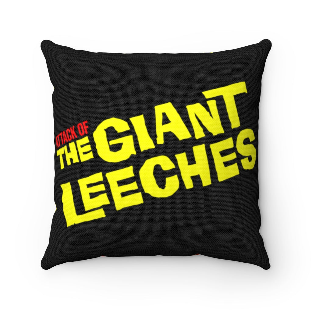 RAYGUN Attack of the Giant Leeches Square Pillow