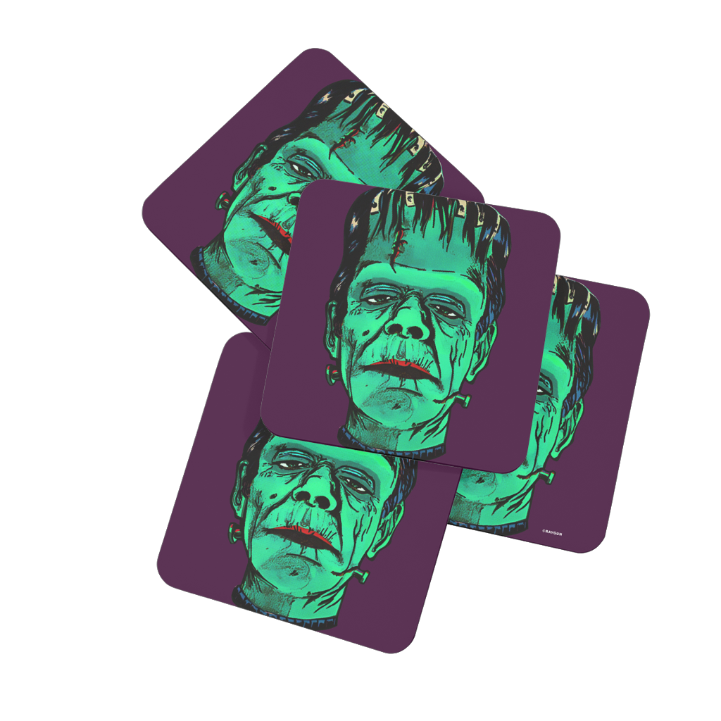 RAYGUN Frankie Hardboard Coaster Set of 4
