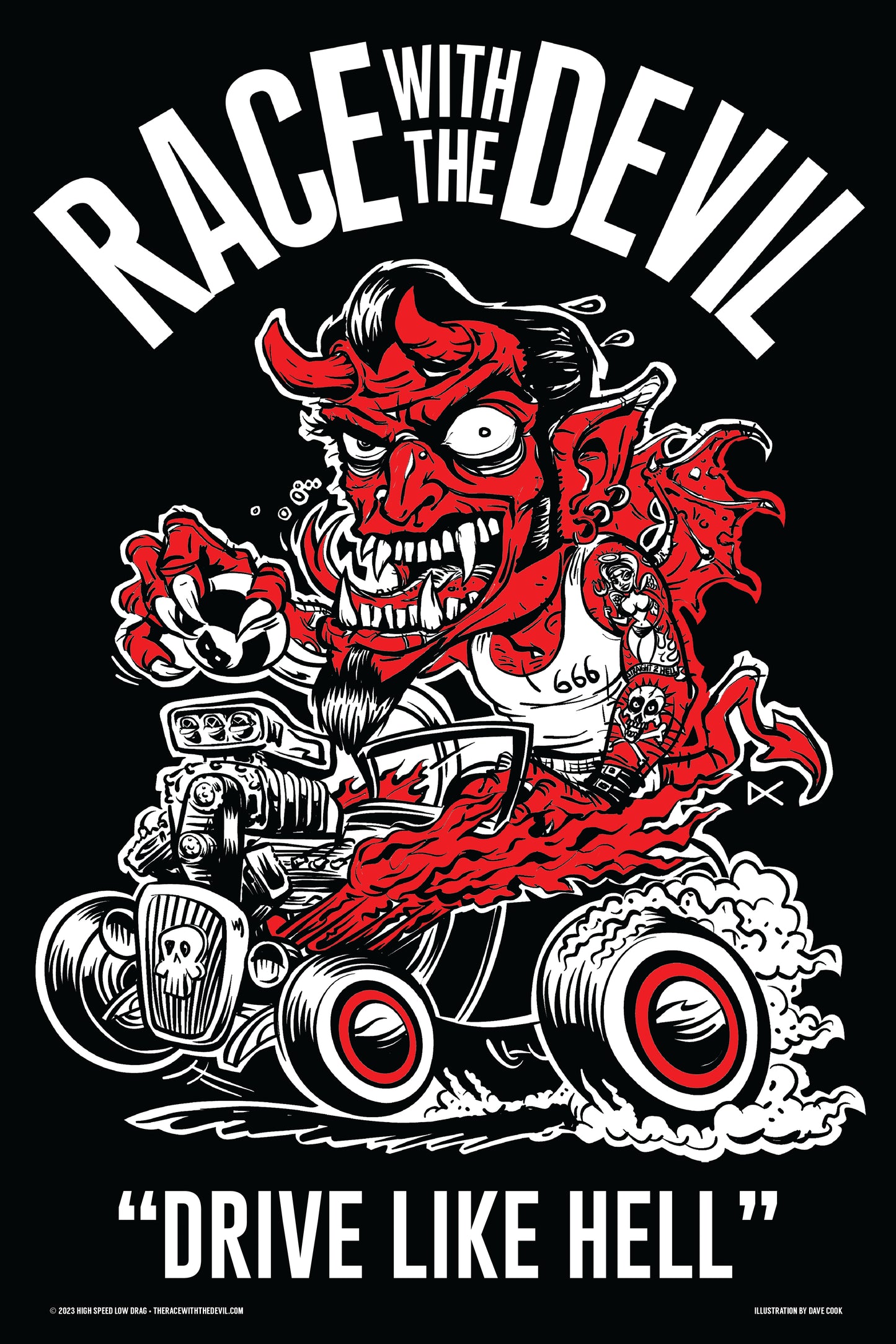 RACE WITH THE DEVIL - Double-Sided Collector Poster Limited Run