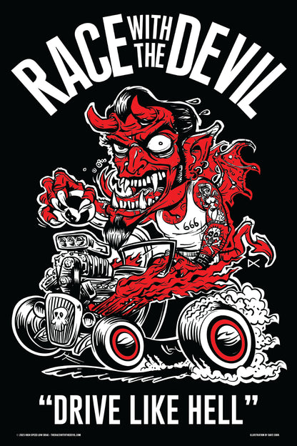 RACE WITH THE DEVIL - Double-Sided Collector Poster Limited Run