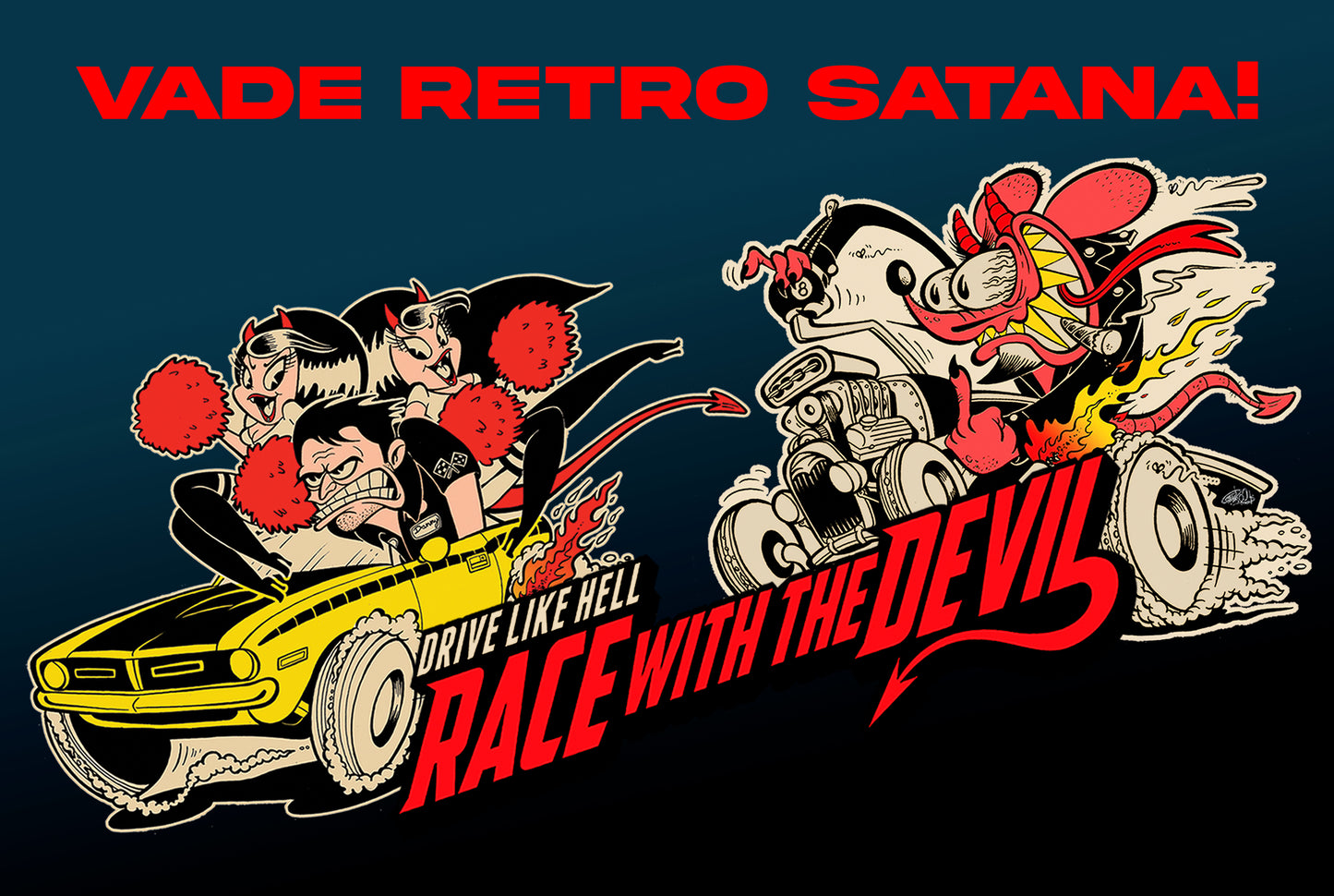 RACE WITH THE DEVIL - Double-Sided Collector Poster Limited Run