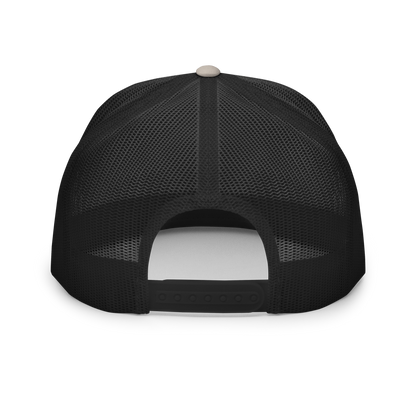 Race With The Devil® White with Black Trucker Hat