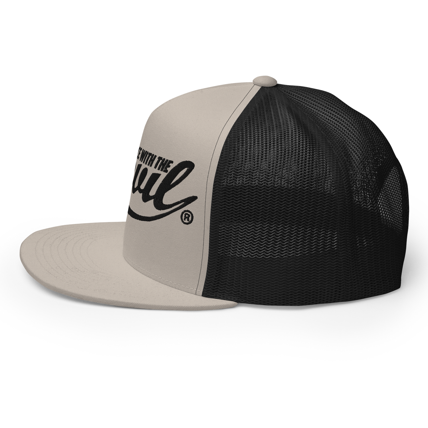 Race With The Devil® Silver with Black Trucker Hat