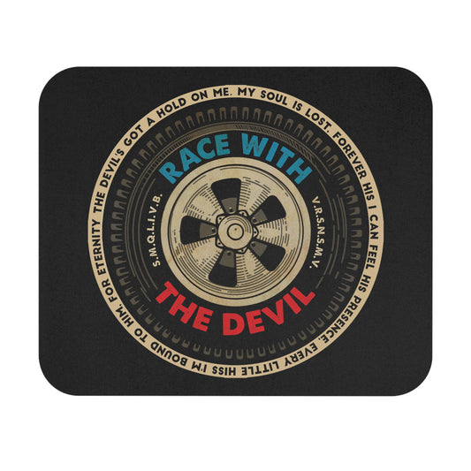 Race With The Devil "Wheel" Mouse Pad (Rectangle)