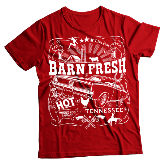 Unisex High on Octane® Barn Fresh Charger T-Shirt