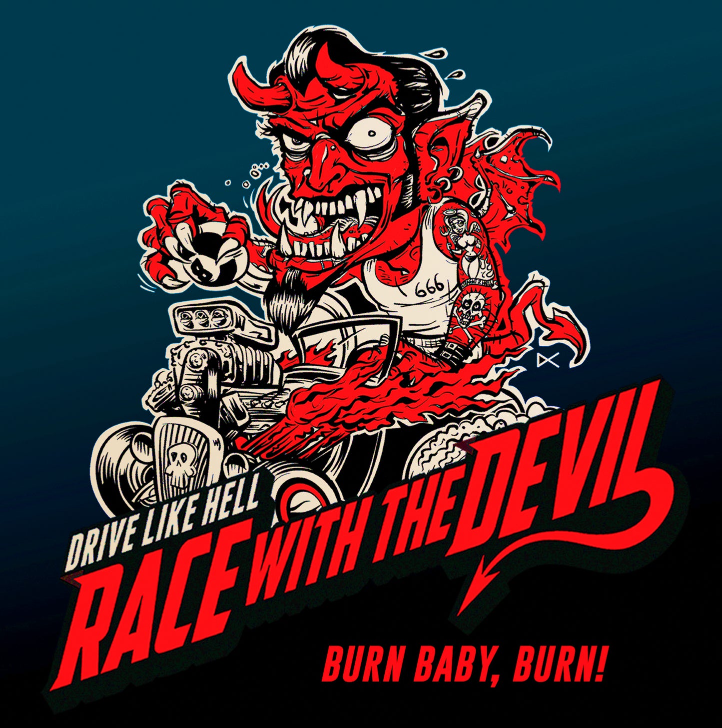 RACE WITH THE DEVIL - BURN BABY, BURN SOUNDTRACK COMPILATION CD