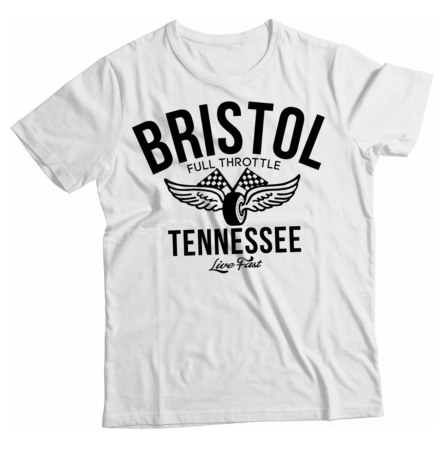 Unisex High on Octane® Vintage Bristol Racing T-Shirt