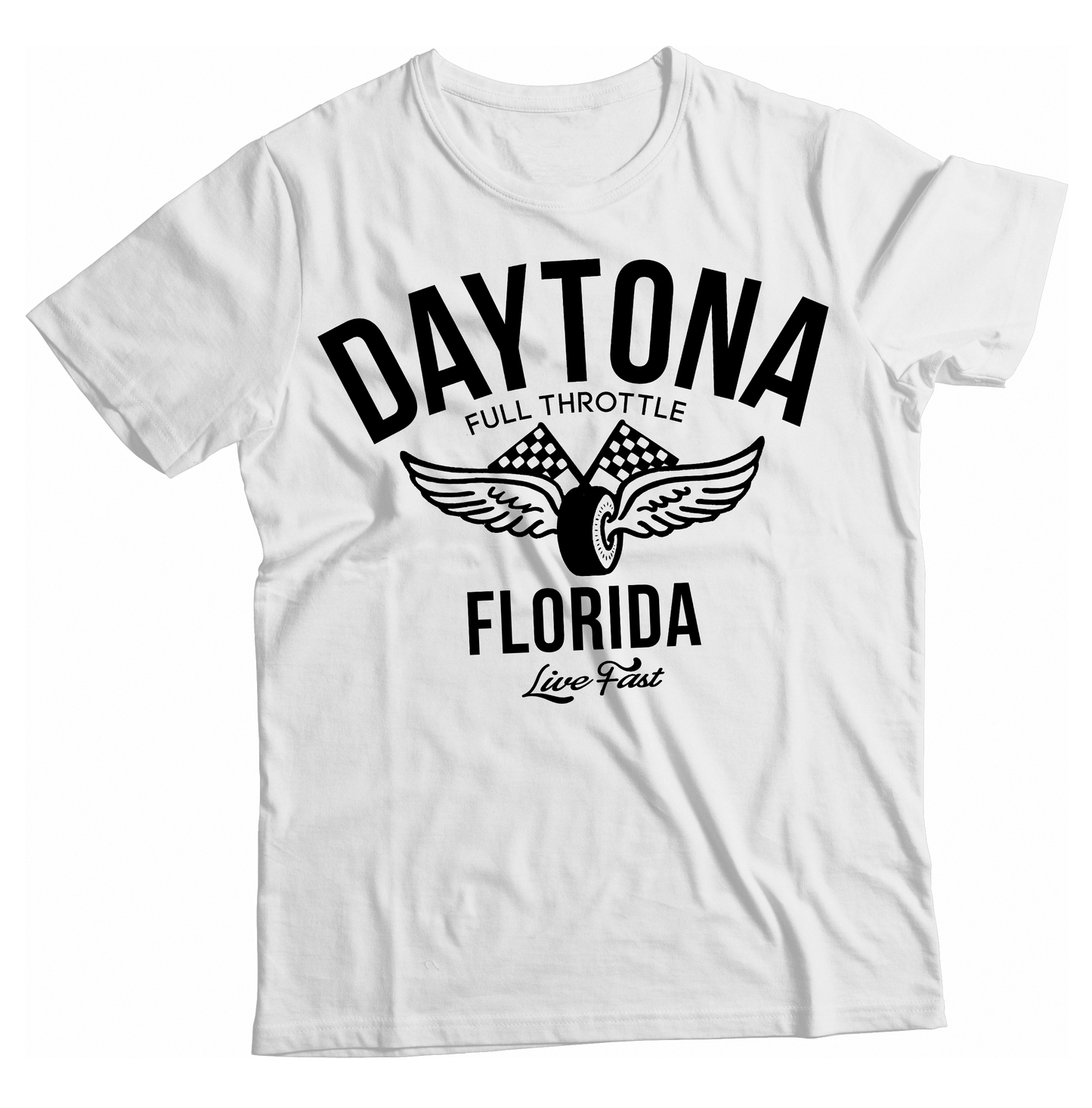 Unisex High on Octane® Vintage Daytona Racing T-Shirt