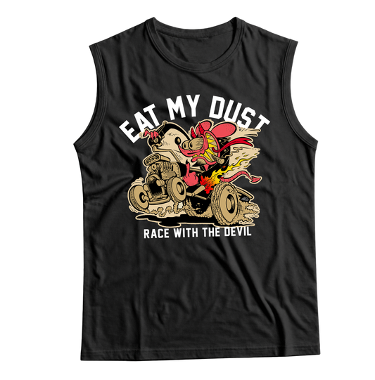 Unisex Race With The Devil® Eat My Dust Rat Sleeveless T-Shirt