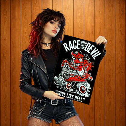 RACE WITH THE DEVIL - Double-Sided Collector Poster Limited Run