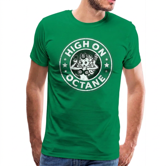 Men's High on Octane® Vintage Greasy Luck T-Shirt