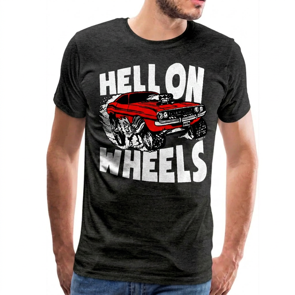 Men's High on Octane® Vintage Hell on Wheels T-Shirt