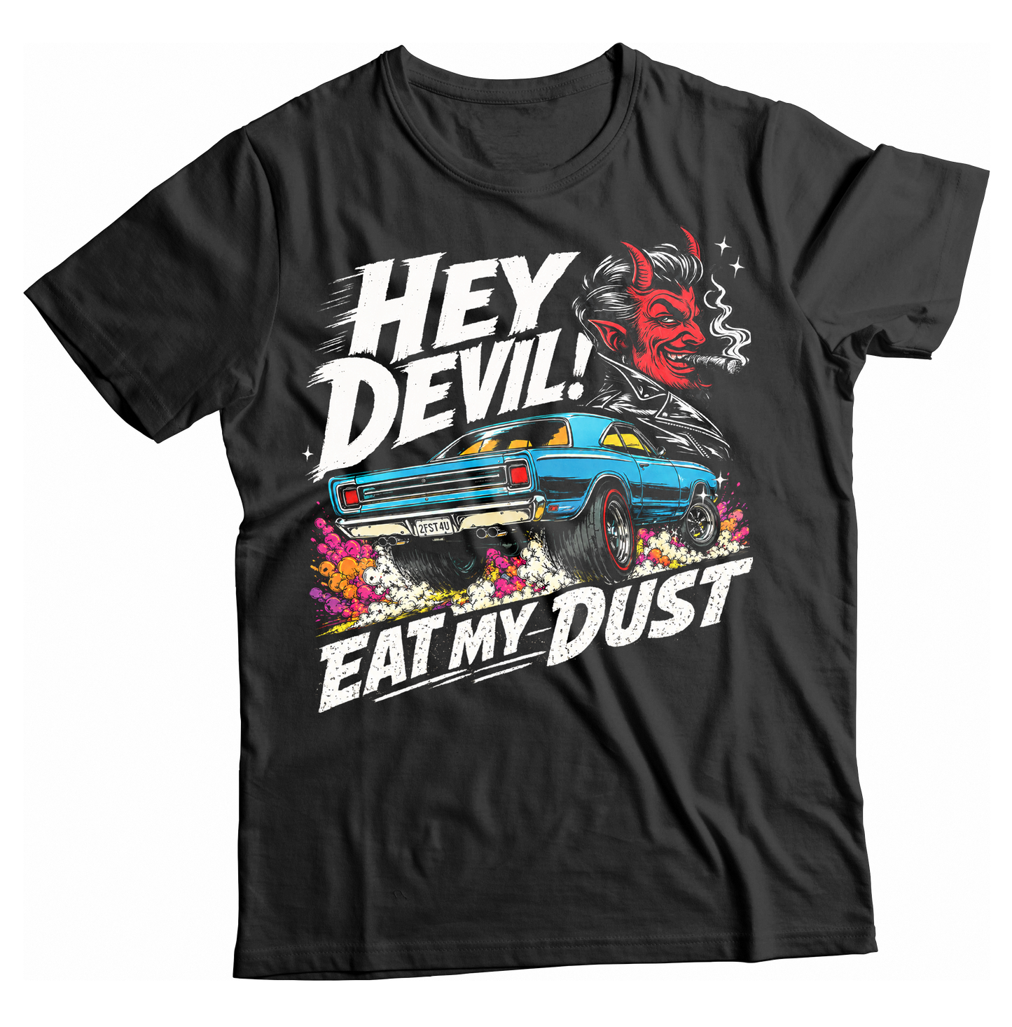 Unisex Race With The Devil® Hey Devil! Eat My Dust T-Shirt