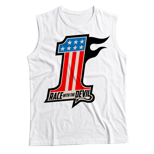 Unisex Race With The Devil® #1 Racing Sleeveless T-Shirt