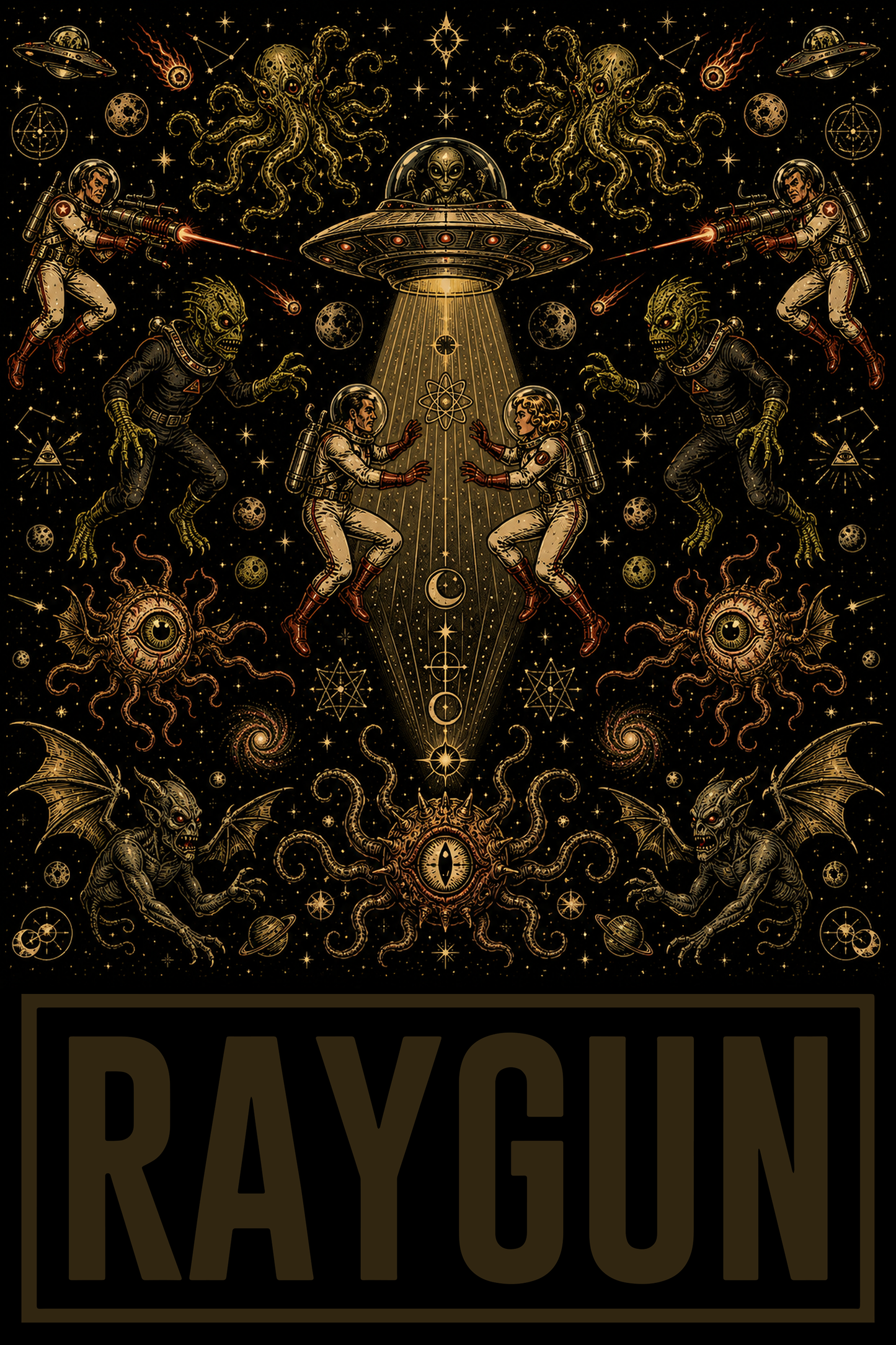 RAYGUN: GENESIS TRANSMISSIONS No. 002 Adam & Eve Poster