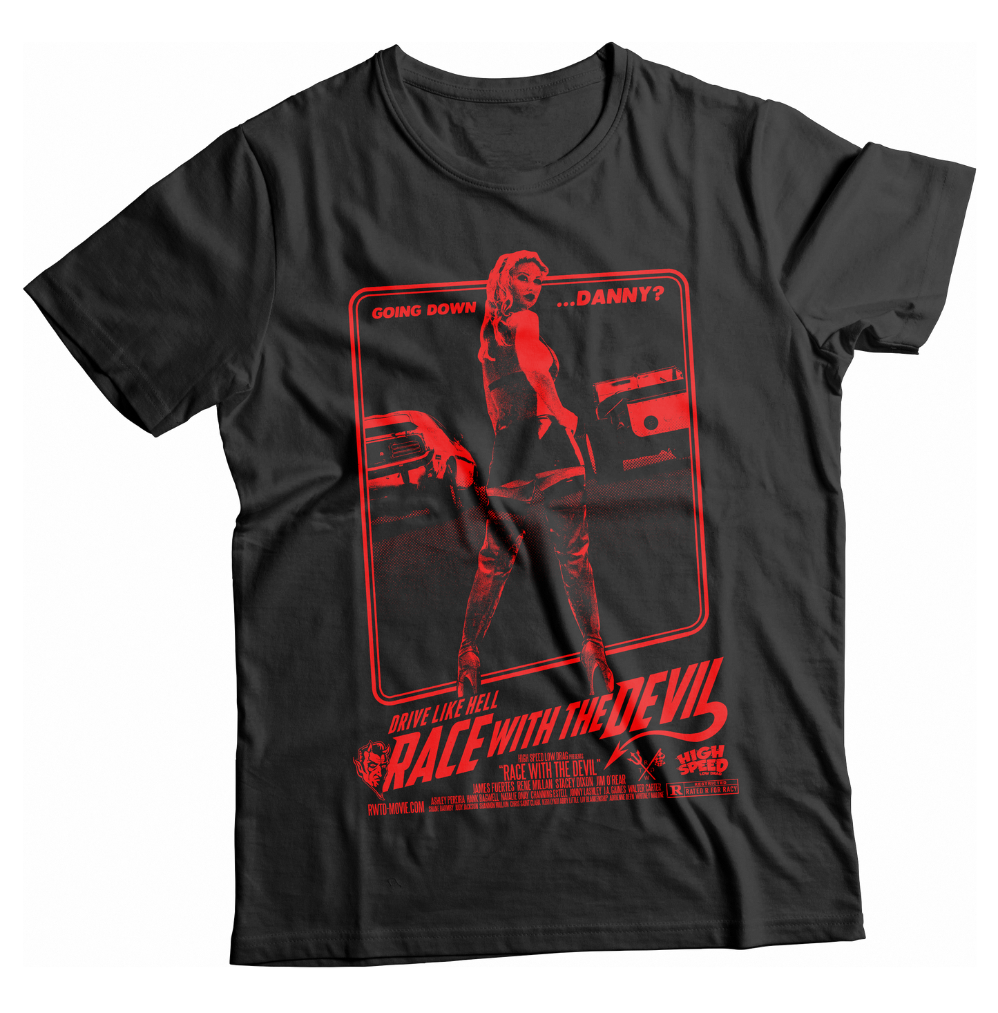 Unisex Race With The Devil® Official Movie Poster T-Shirt