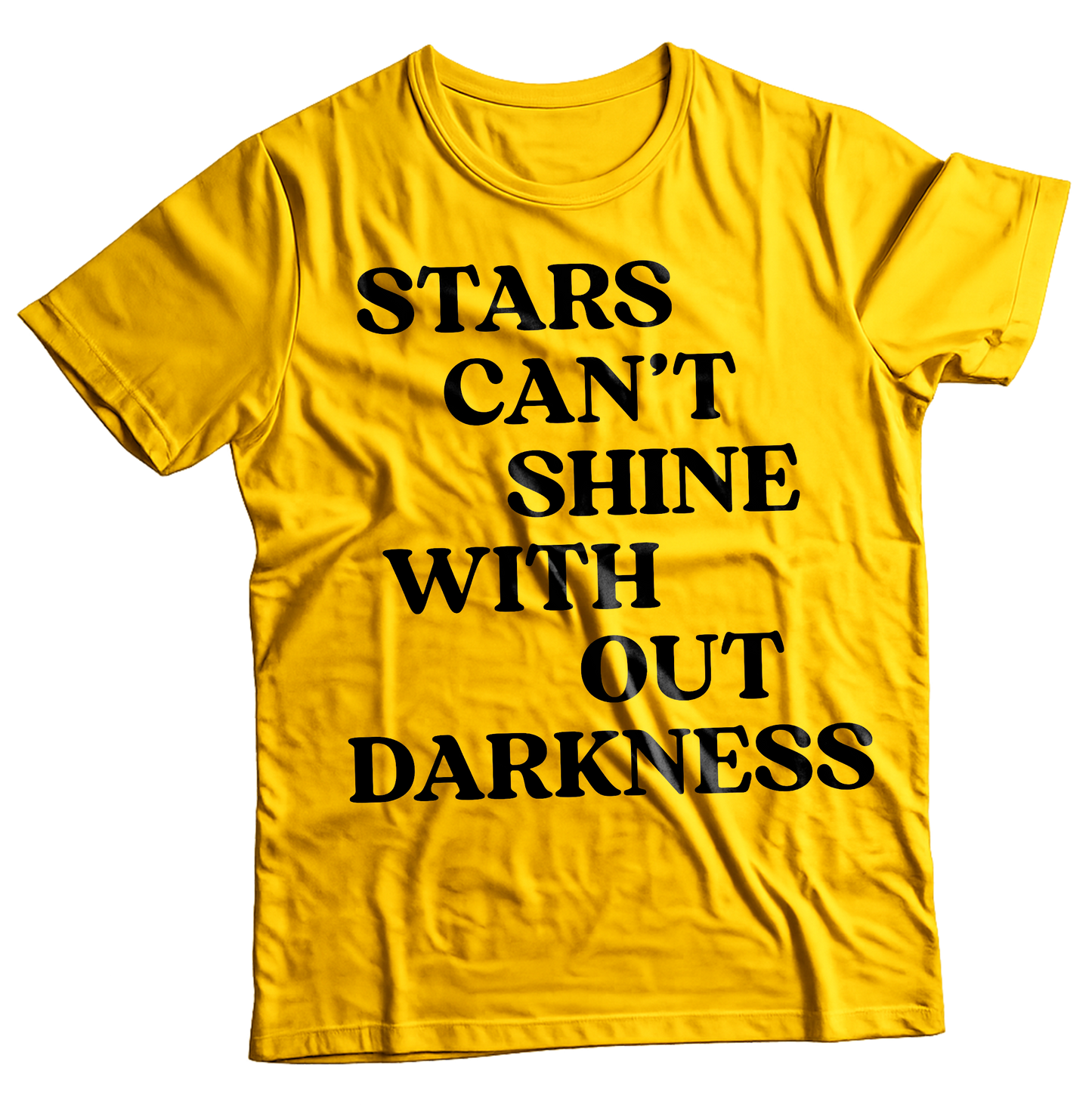 Unisex Race With The Devil® Stars Can't Shine Without Darkness Yellow T-Shirt