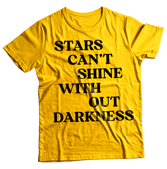 Unisex Race With The Devil® Stars Can't Shine Without Darkness Yellow T-Shirt