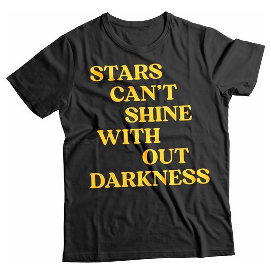 Unisex Race With The Devil® Stars Can't Shine Without Darkness Black T-Shirt