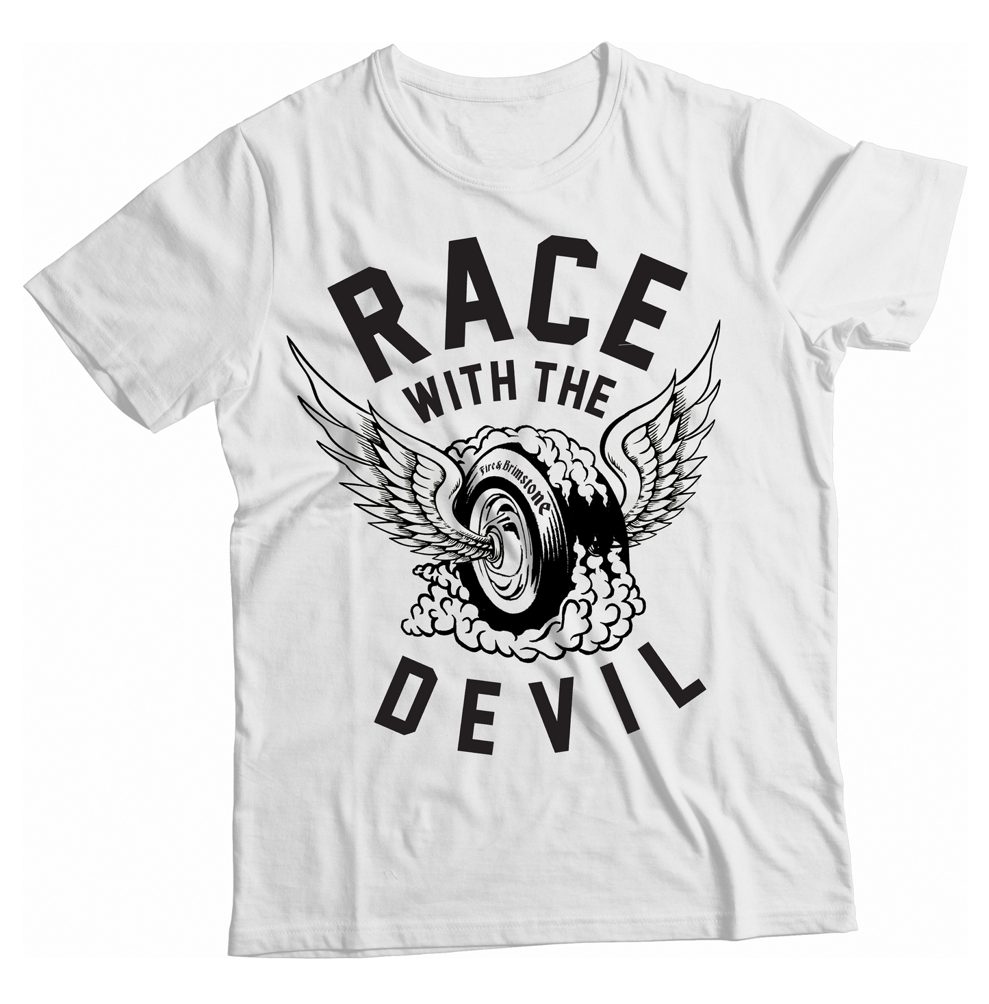 Unisex Race With The Devil® Smokin' Tire Wings T-Shirt