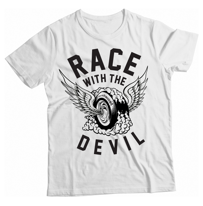 Unisex Race With The Devil® Smokin' Tire Wings T-Shirt