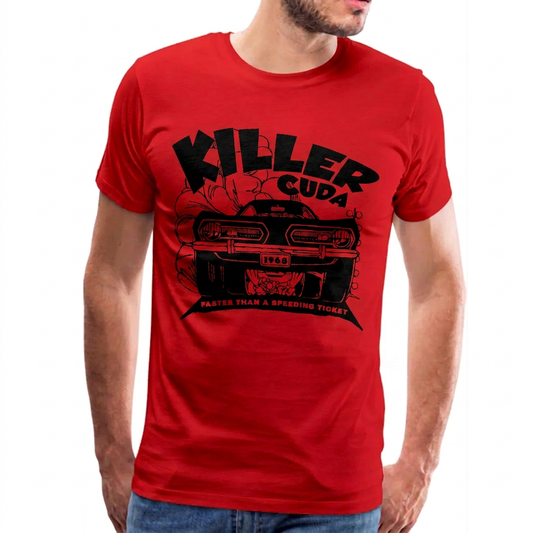 Men's High on Octane® Vintage Killer Cuda T-Shirt