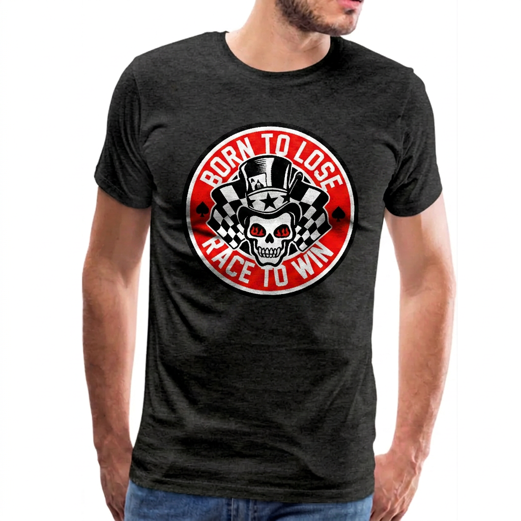 Men's High on Octane® Vintage Born to Lose Race to Win T-Shirt