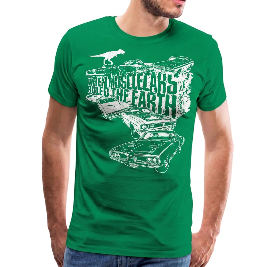 Men's High on Octane® When Muscle Cars Ruled The Earth T-Shirt