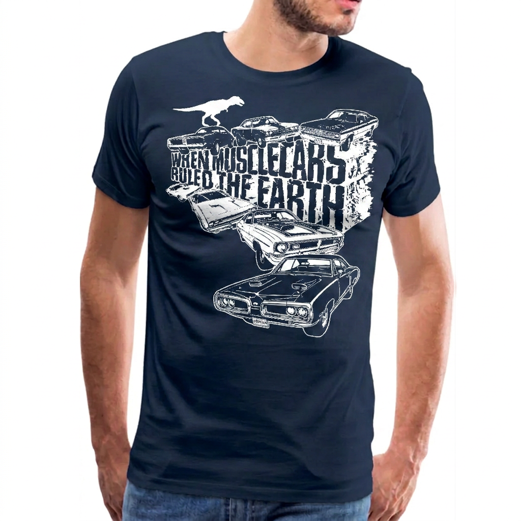 Men's High on Octane® When Muscle Cars Ruled The Earth T-Shirt