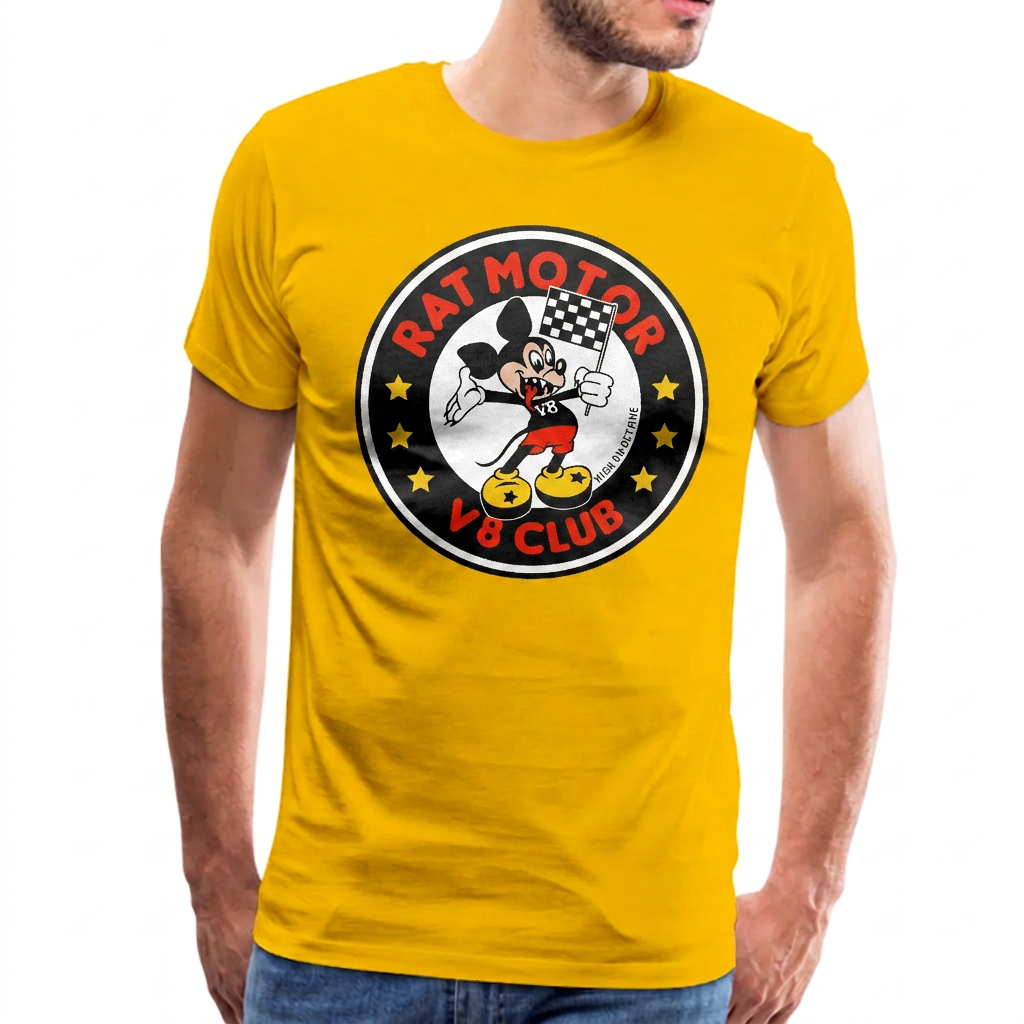 Men's High on Octane® Rat Motors V8 Club T-Shirt