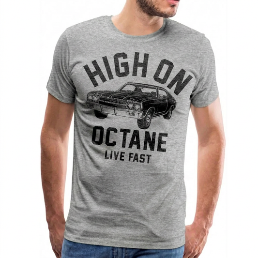 Men's High on Octane® Chevelle Muscle Car T-Shirt