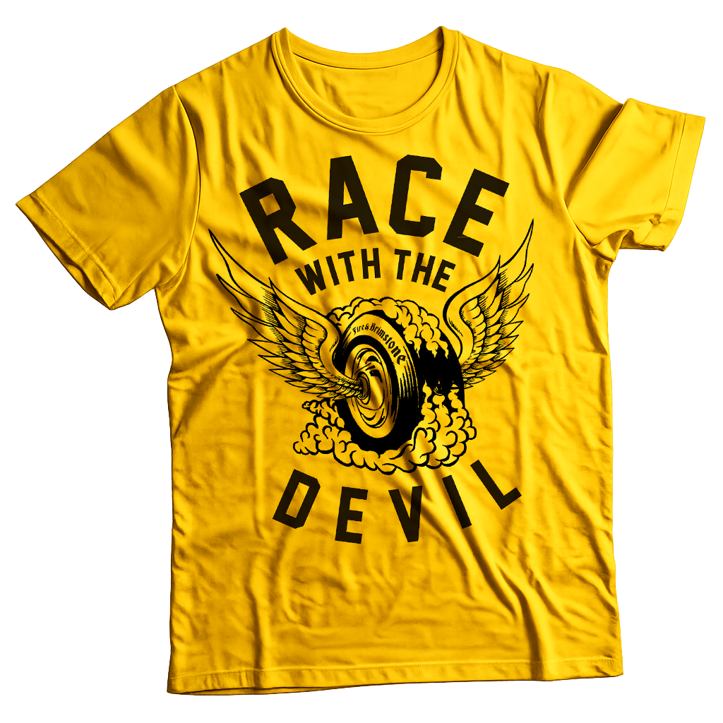 Unisex Race With The Devil® Smokin' Tire Wings T-Shirt