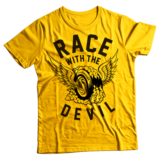 Unisex Race With The Devil® Smokin' Tire Wings T-Shirt
