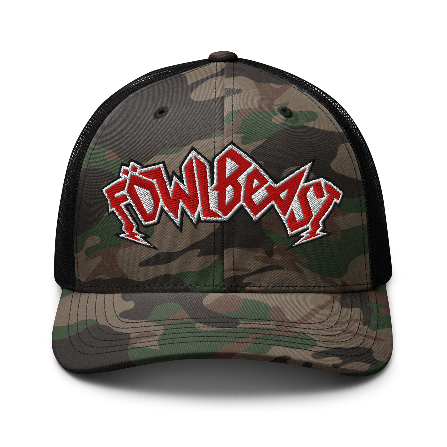 FowlBeast™ Official Logo Camo Trucker Hat