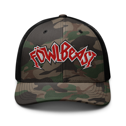 FowlBeast™ Official Logo Camo Trucker Hat