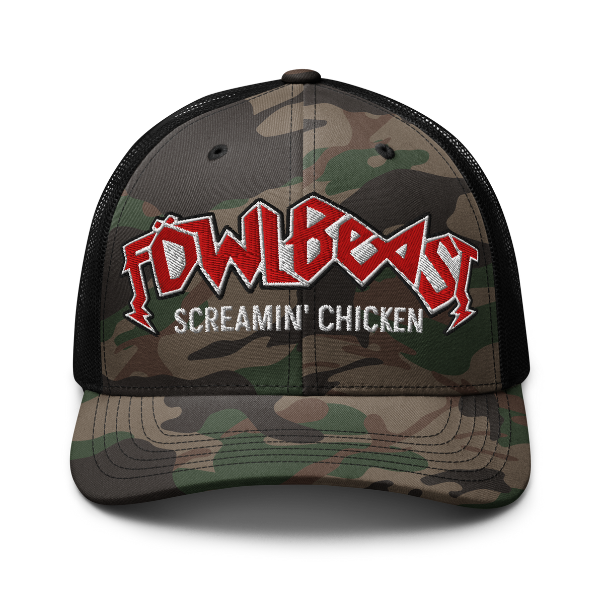 FowlBeast™ Official Logo Camo Trucker Hat