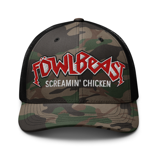 FowlBeast™ Official Logo Camo Trucker Hat