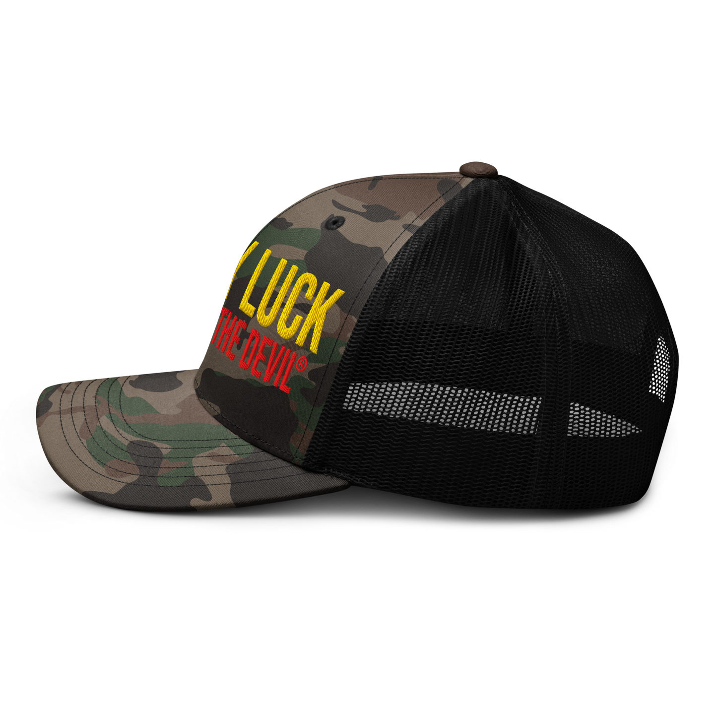 Race With The Devil® Greasy Luck Camo Trucker Hat
