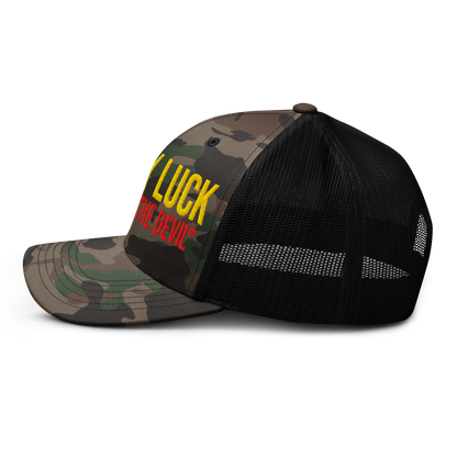 Race With The Devil® Greasy Luck Camo Trucker Hat