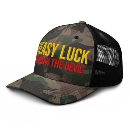 Race With The Devil® Greasy Luck Camo Trucker Hat