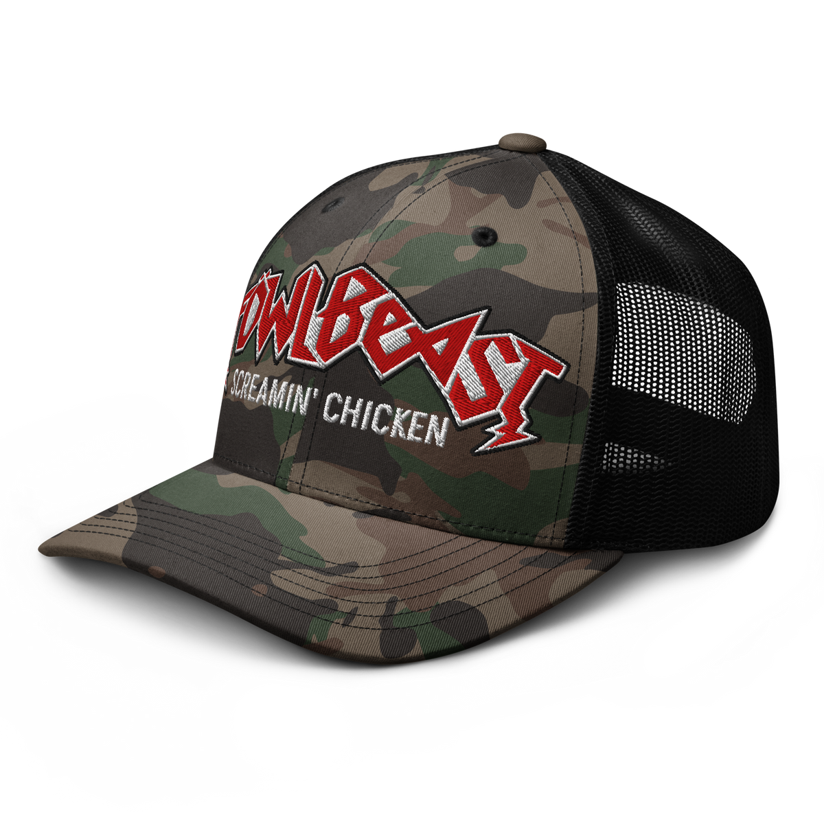 FowlBeast™ Official Logo Camo Trucker Hat