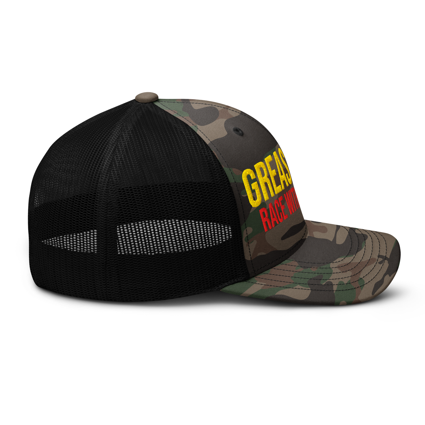 Race With The Devil® Greasy Luck Camo Trucker Hat