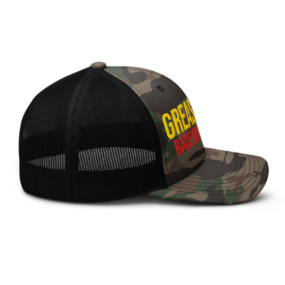Race With The Devil® Greasy Luck Camo Trucker Hat