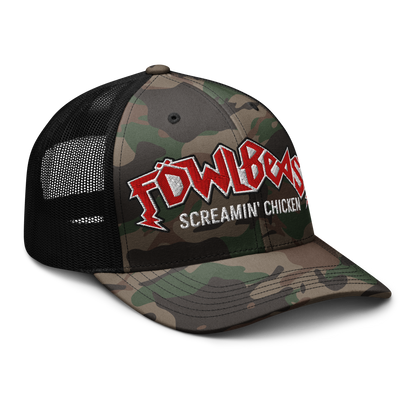 FowlBeast™ Official Logo Camo Trucker Hat
