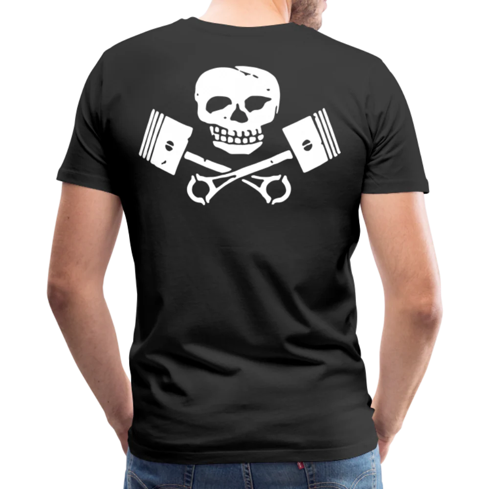 Men's High on Octane® Supremo Kustom  Skull & Pistons T-Shirt