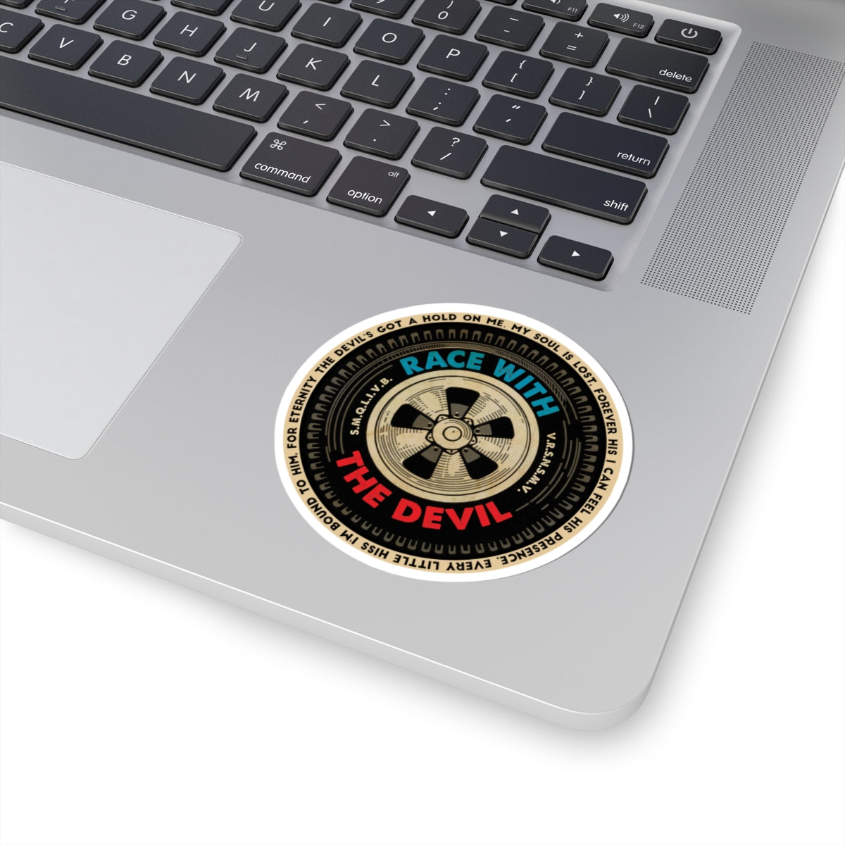 Race With The Devil® Racing Tire Kiss-Cut Stickers