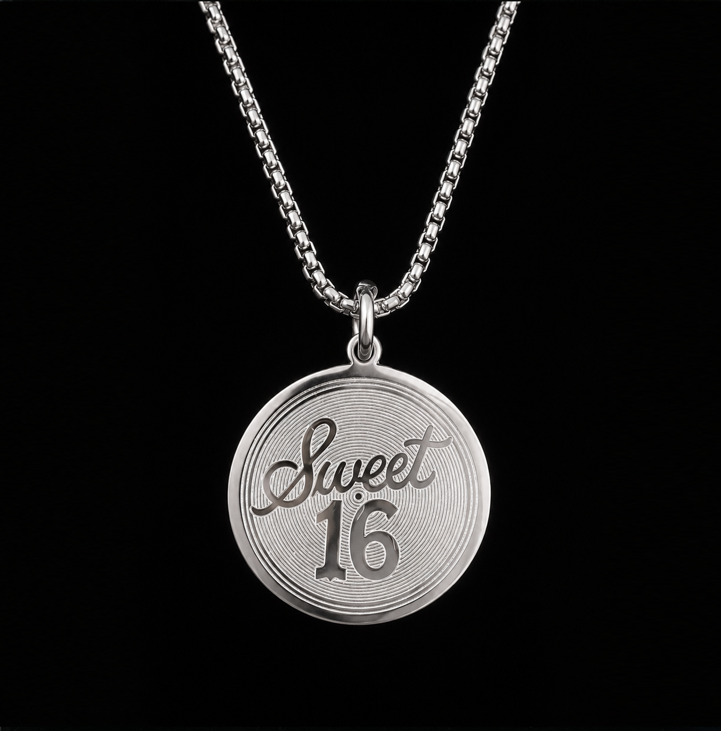 Women's Race With The Devil® Sterling Silver Sweet 16 Pendant