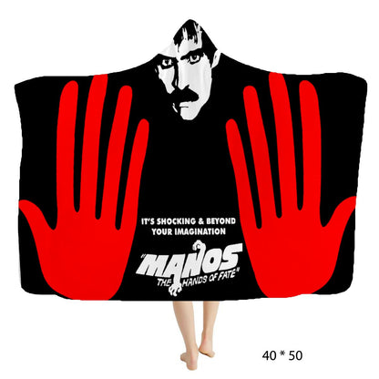 RAYGUN® Manos Hand of Fate Hooded Blanket