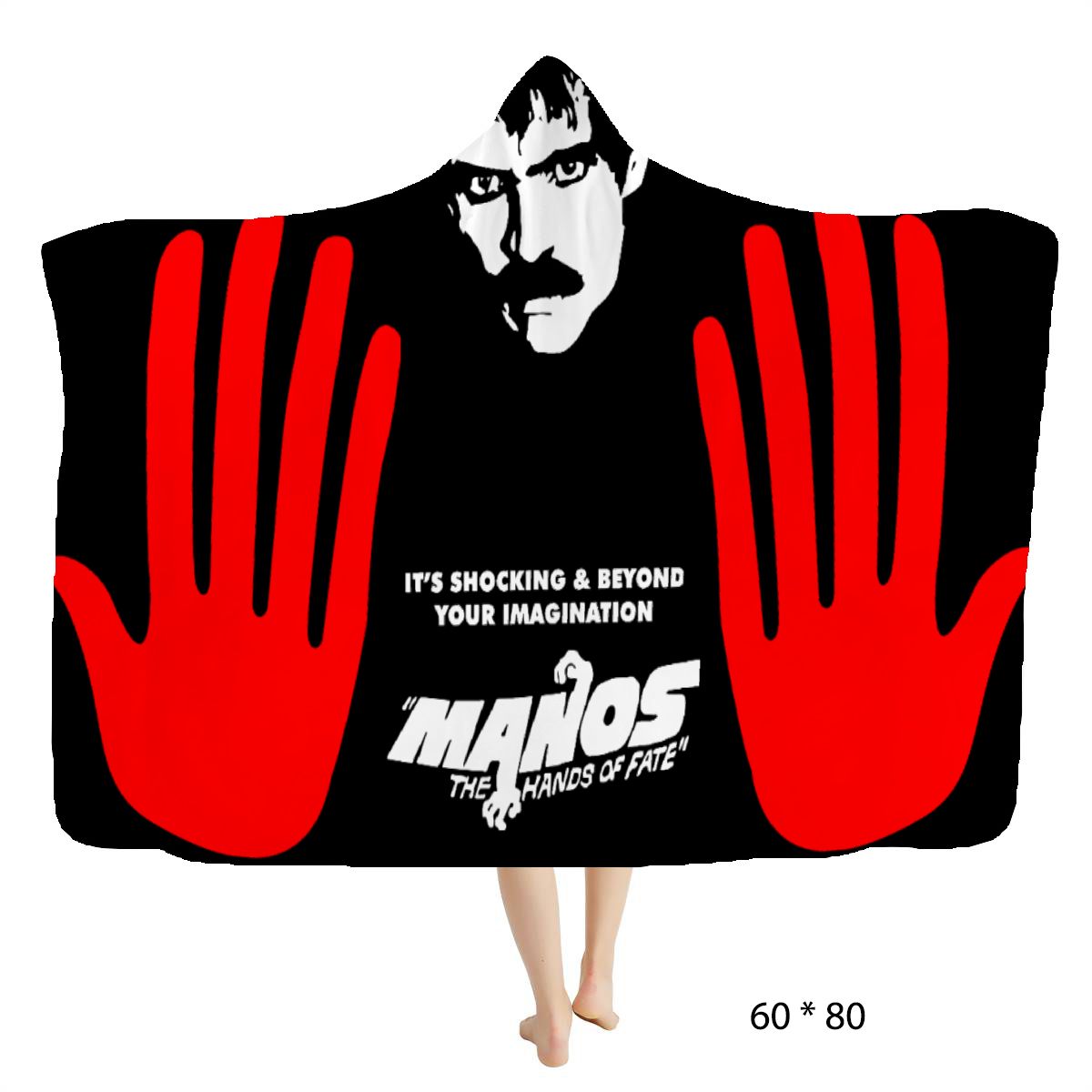 RAYGUN® Manos Hand of Fate Hooded Blanket